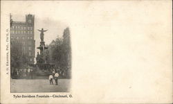 Tyler-Davidson Fountain Cincinnati, OH Postcard Postcard Postcard