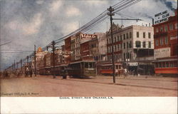 Canal Street New Orleans, LA Postcard Postcard Postcard