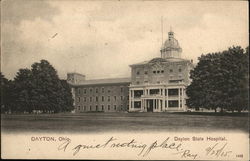 Dayton State Hospital Postcard