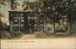 Old Royall House Medford, MA Postcard Postcard Postcard