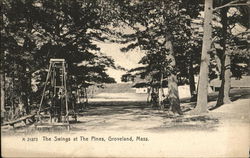 The Swings at the Pines Groveland, MA Postcard Postcard Postcard