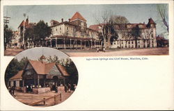 Soda Springs and Cliff House Manitou, CO Postcard Postcard Postcard