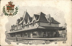 C.P.R. Depot Postcard