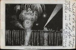 Fireworks Display, North Beach Postcard