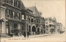 View on Spring St. Newton, NJ Postcard Postcard Postcard