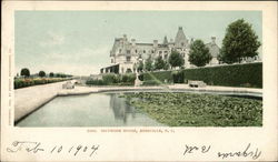 View of Biltmore House Asheville, NC Postcard Postcard Postcard