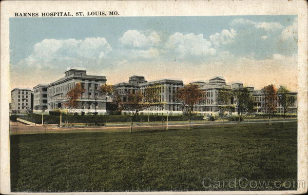 Barnes Hospital St Louis Mo Postcard