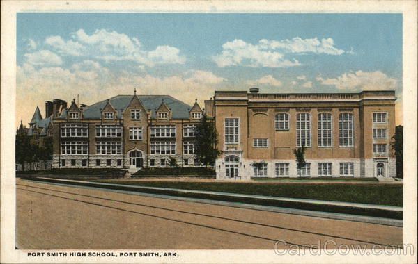 Fort Smith High School Arkansas Postcard