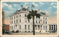 Pensacola Post Office Florida Postcard Postcard Postcard