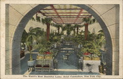 The World's Most Beautiful Lobby - Hotel Commodore New York, NY Postcard Postcard Postcard