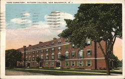 Ford Dormitory, Rutgers College New Brunswick, NJ Postcard Postcard Postcard