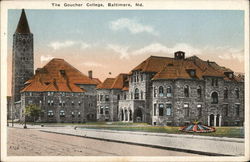 The Goucher College Baltimore, MD Postcard Postcard Postcard