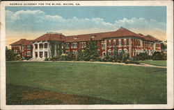 Georgia Academy for the Blind Macon, GA Postcard Postcard Postcard