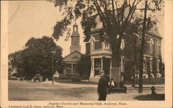 Baptist Church and Memorial Hall Postcard