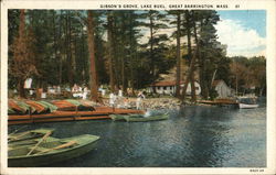 Gibson's Grove, Lake Buel Great Barrington, MA Postcard Postcard Postcard