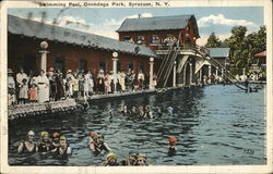 Onondaga Park - Swimming Pool Syracuse, NY Postcard Postcard Postcard