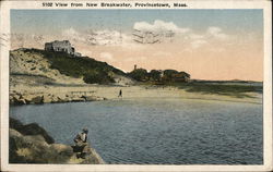 View from New Breakwater Postcard