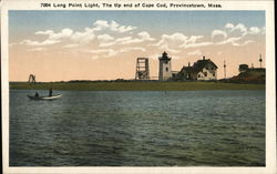 Long Point Light, The Tip of Cape Cod Provincetown, MA Postcard Postcard Postcard