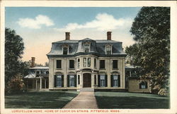 Longfellow Home, Home of Clock on Stairs Pittsfield, MA Postcard Postcard Postcard