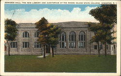 Rhode Island State College - Edwards Hall, Library and Auditorium Kingston, RI Postcard Postcard Postcard