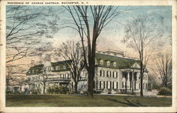 Residence of George Eastman Postcard