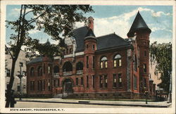 State Armory Building Poughkeepsie, NY Postcard Postcard Postcard