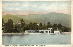 Fort William Henry Hotel and Prospect Mountain Lake George, NY Postcard Postcard Postcard