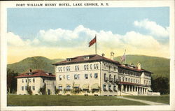 Fort William Henry Hotel Lake George, NY Postcard Postcard Postcard