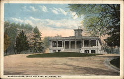 Mansion House, Druid Hill Park Baltimore, MD Postcard Postcard Postcard