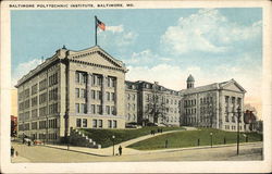 Baltimore Polytechnic Institute Maryland Postcard Postcard Postcard