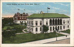 Federal Building and Court House Postcard