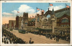 View of Coliseum Chicago, IL Postcard Postcard Postcard