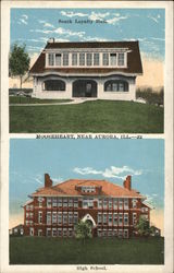 South Loyalty Hall and High School, Mooseheart Postcard