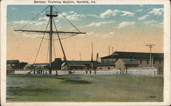 Berkley Training Station Postcard