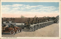 U.S. Army Motor Trucks Postcard Postcard Postcard