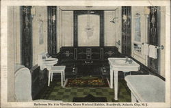 Bathroom No. 8 in Vitroline, Crane National Exhibit, Boardwalk Postcard