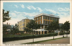 The St. Clare, Pennsylvania Ane., Near Beach Postcard