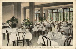 Child's Blaisdell Hotel Dining Room Postcard