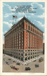 Davenport Hotel - 'One of America's Exceptional Hotels' Postcard