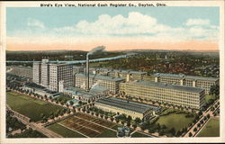 Bird's Eye View, National Cash Register Company Postcard