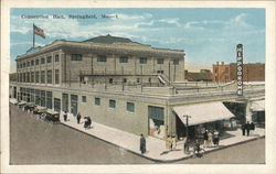 View of Convention hall Springfield, MO Postcard Postcard Postcard