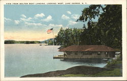 View From Bolton Boat Landing, Looking West Lake George, NY Postcard Postcard Postcard