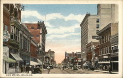 Main Street Joplin, MO Postcard Postcard Postcard