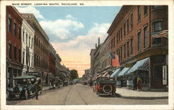 Main Street Looking South Postcard