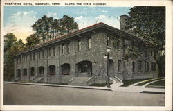 Rhea-Mims Hotel - Along the Dixie Highway Postcard