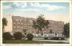 Hannibal Hamlin Hall, University of Maine Postcard