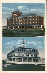 Iduna, Long Beach and Mitchell House, York Beach Postcard