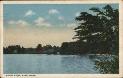 Sandy Pond Ayer, MA Postcard Postcard Postcard