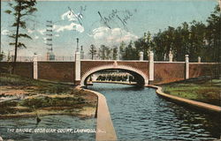 The Bridge, Georgian Court lakewood, NJ Postcard Postcard Postcard