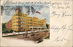 Majestic Hotel Hot Springs, AR Postcard Postcard Postcard